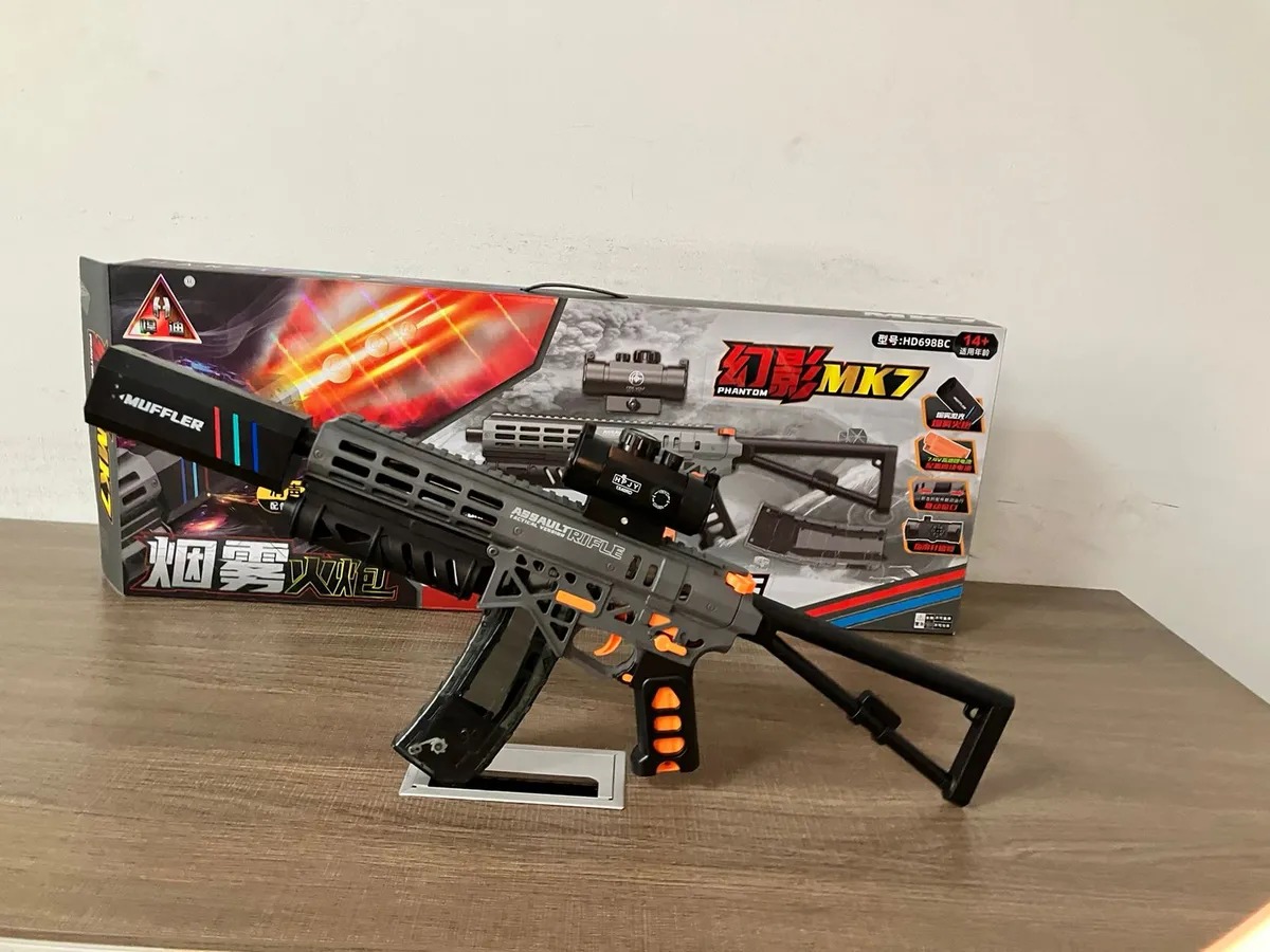 Pistola Rifle Hidrogel Recargable